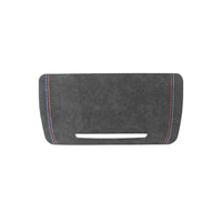 ALCANTARA / CARBON FIBER LEATHER CONSOLE STORAGE COVER TRIM FOR F10 / F18 BMW 5 SERIES
