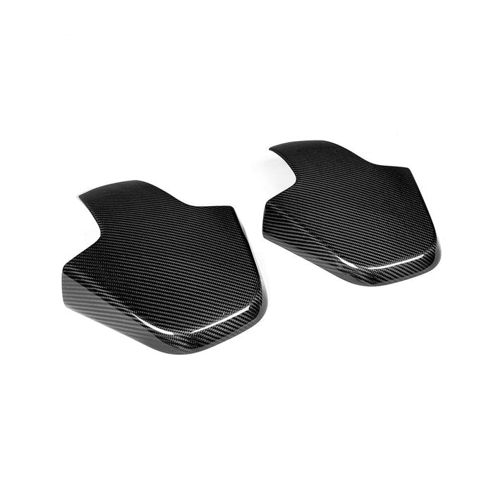 DRY CARBON FIBER SEAT BACK COVERS FOR F91 / F92 / F93 BMW M8