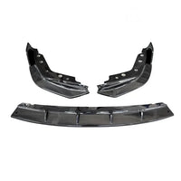 FD Style Carbon Fiber Look ABS Plastic Front Lip For G20 / G28 BMW 3 Series 330i M340i