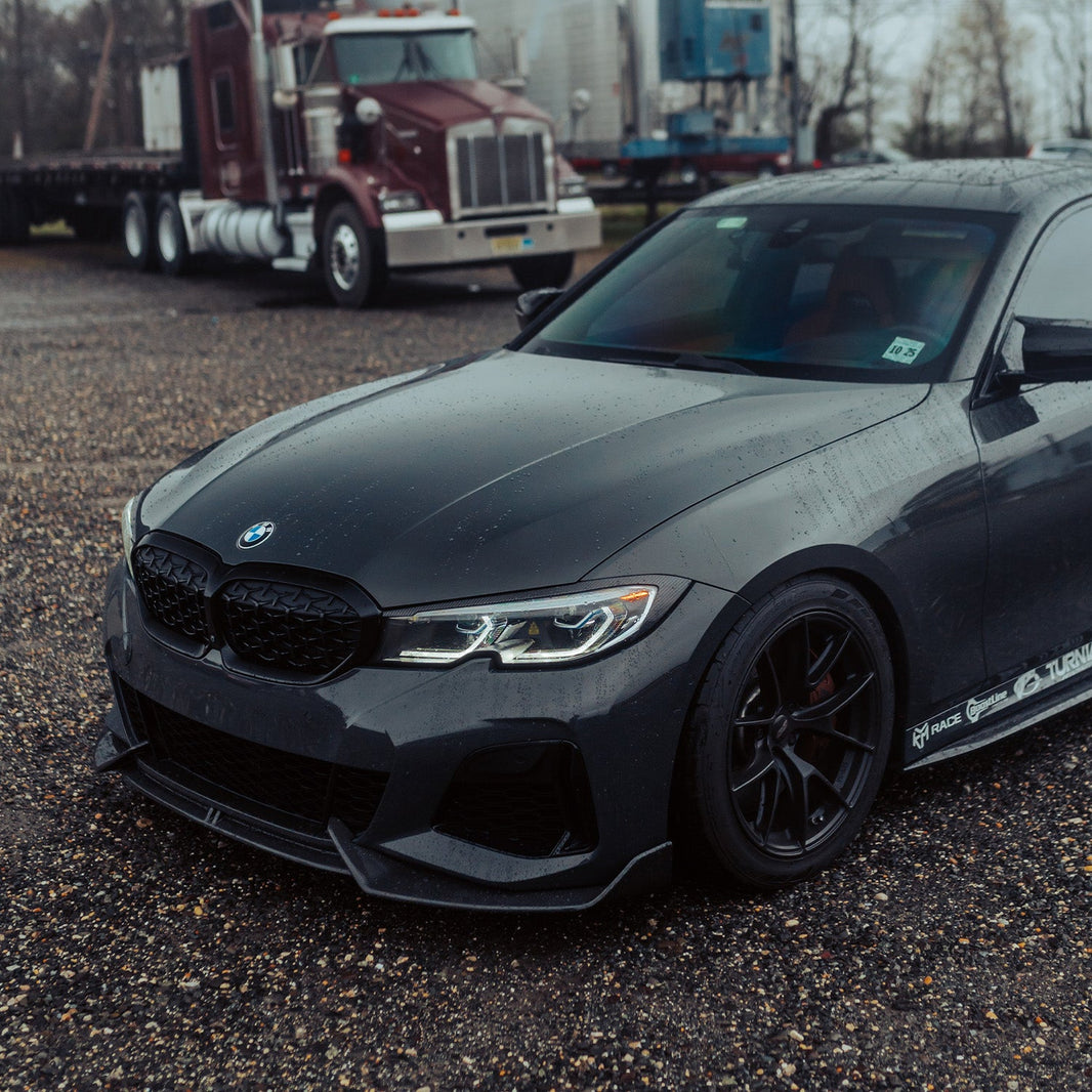 Adro Inc BMW G20/G21 M340i & M340d Gloss Carbon Fibre Front Splitter (Pre-LCI)