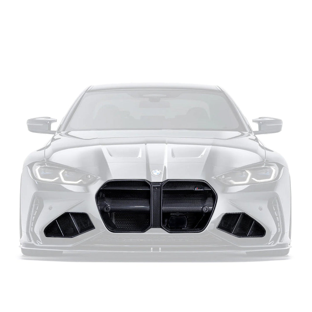 Adro Inc BMW G80, G81 M3 & G82, G83 M4 Front Grille & Front Ducts In Pre Preg Carbon Fibre