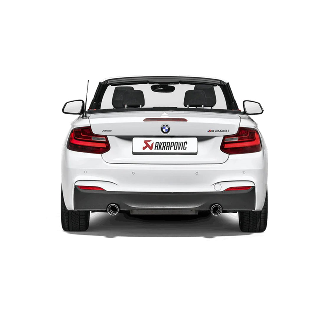 Akrapovic BMW F22 & F23 M240i Cat Back Exhaust System (Evolution Line In Stainless Steel)