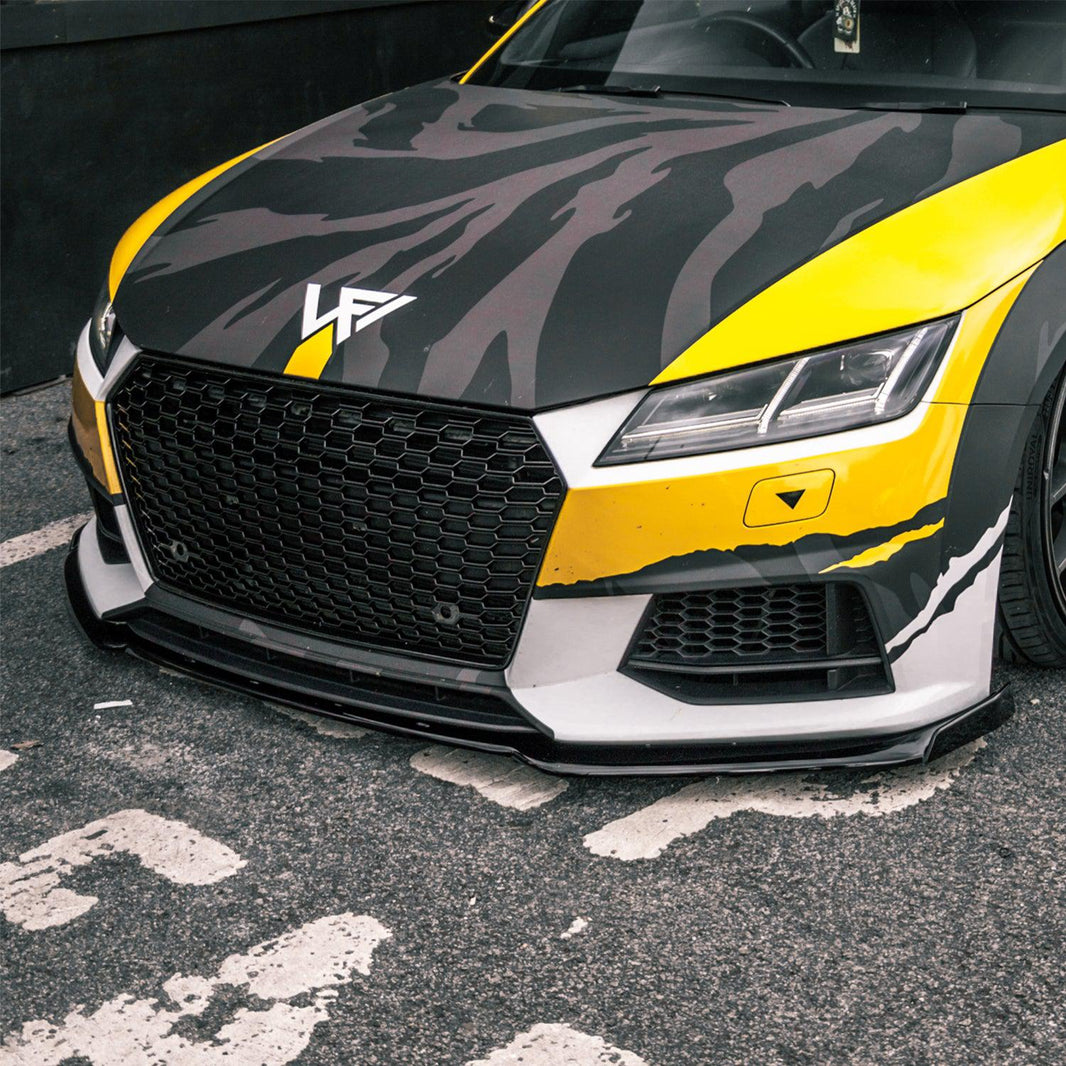 Audi MK3 TT Aggressive Front Splitter Gloss Black