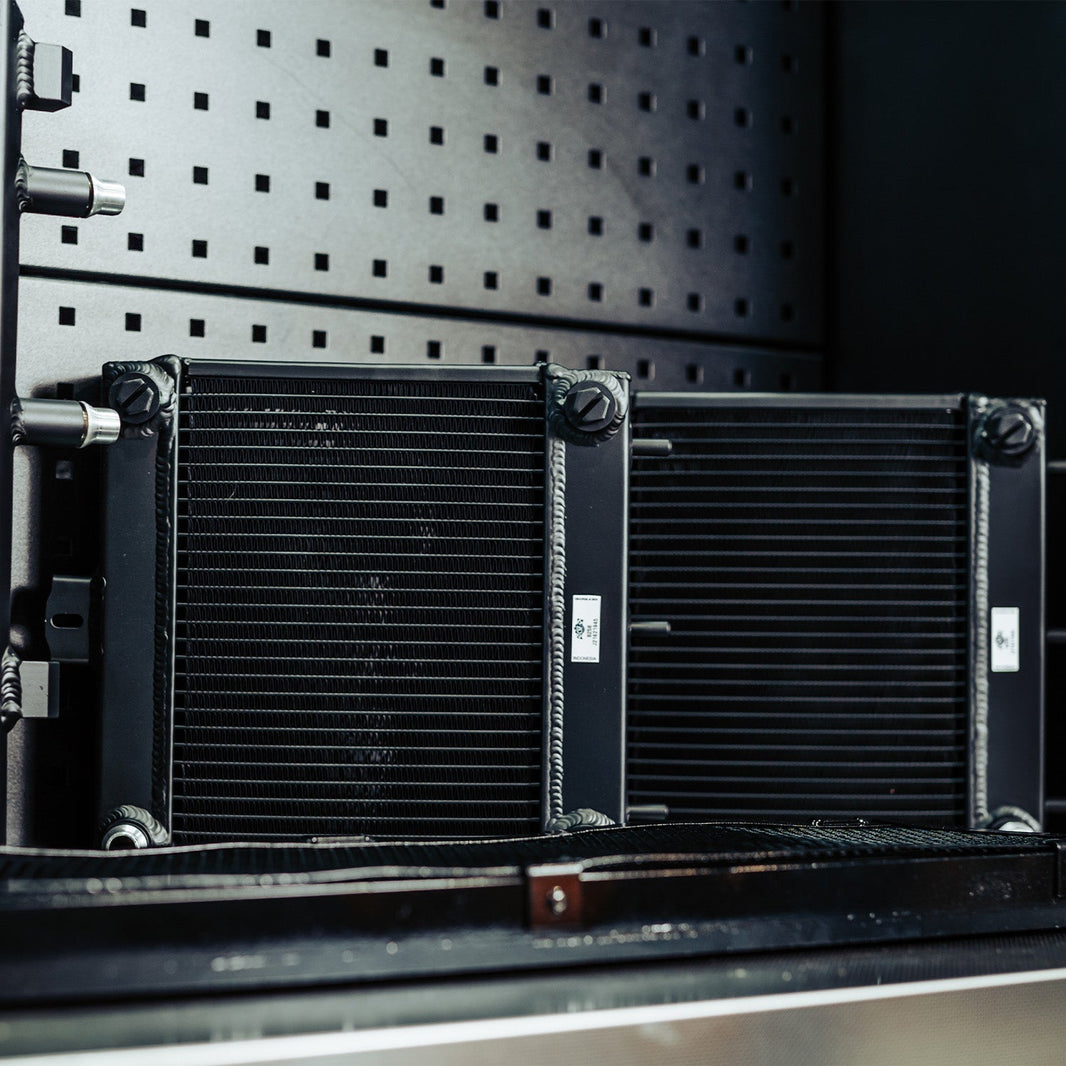 CSF BMW M3/M4/M2 Competition Auxiliary Radiators w/ Rock Guards (F80/F82/F83/F87) Sold Individually