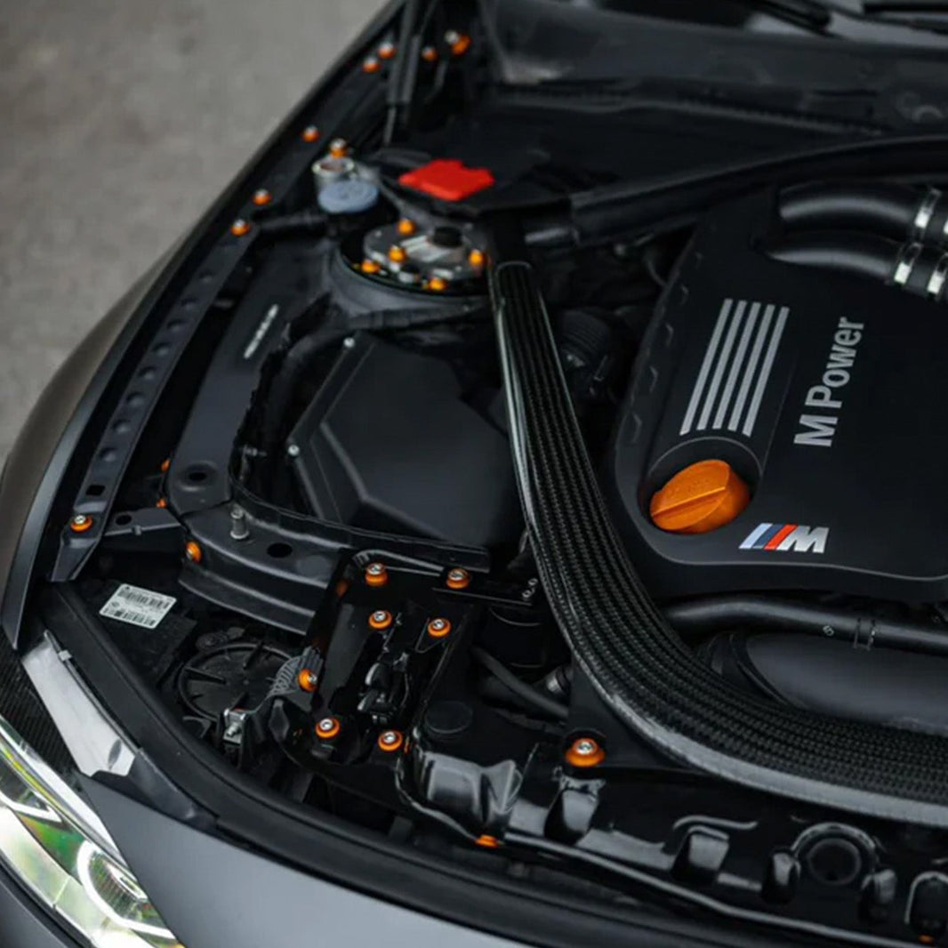 Downstar Inc BMW M3/M4/M2 Competition S55 Billet Engine Dress Up Kit (F80/F82/F83/F87)