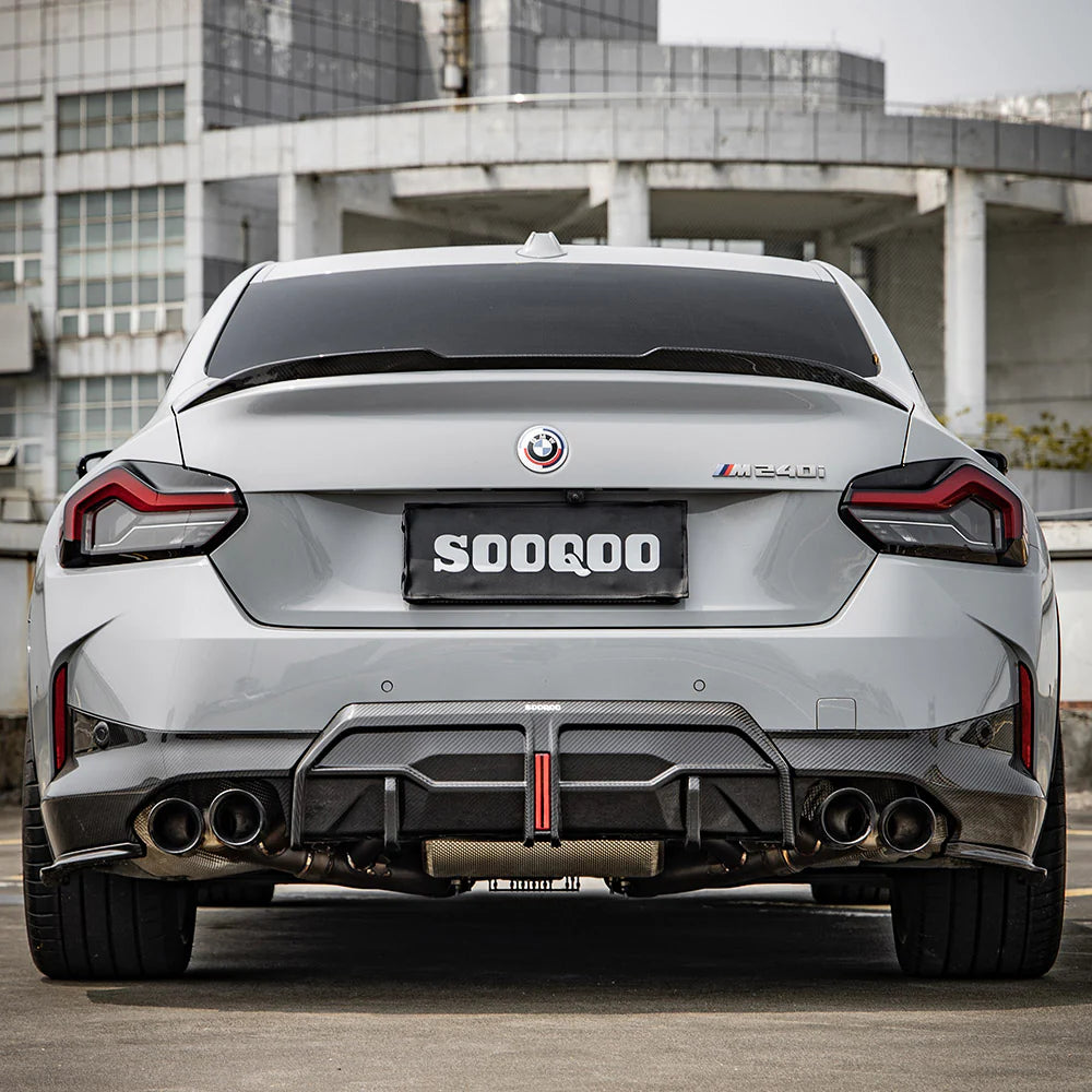 SOOQOO BMW G42 Prepreg Carbon Fiber Rear Spat