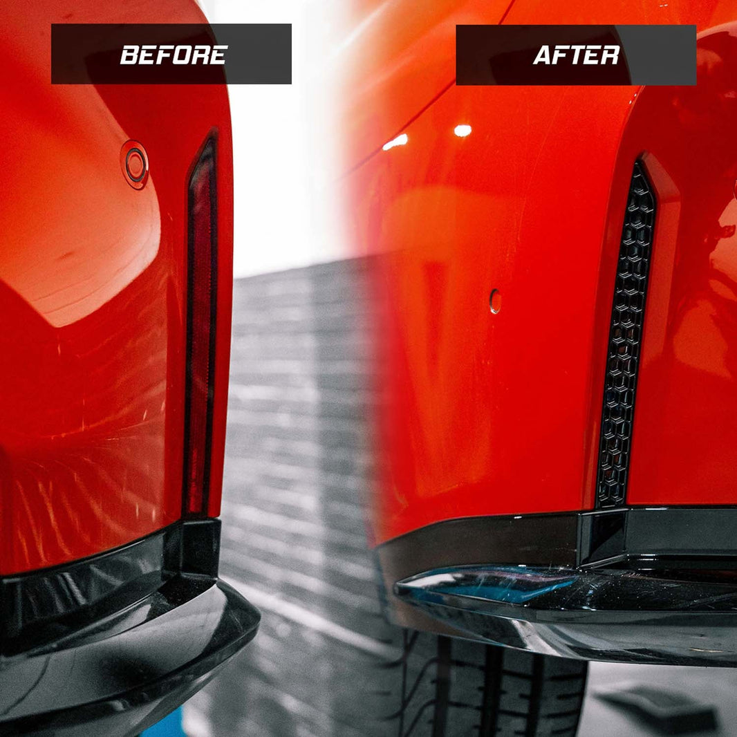 Acexxon BMW M3/M4 Rear Reflector Inserts in Gloss Black (G80/G82/G83)