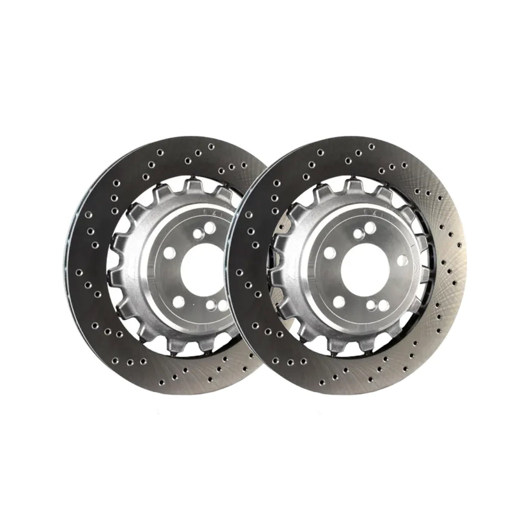 Genuine BMW M Performance 380mm Rear Brake Discs/Rotors Pair For BMW F87 M2 Competition