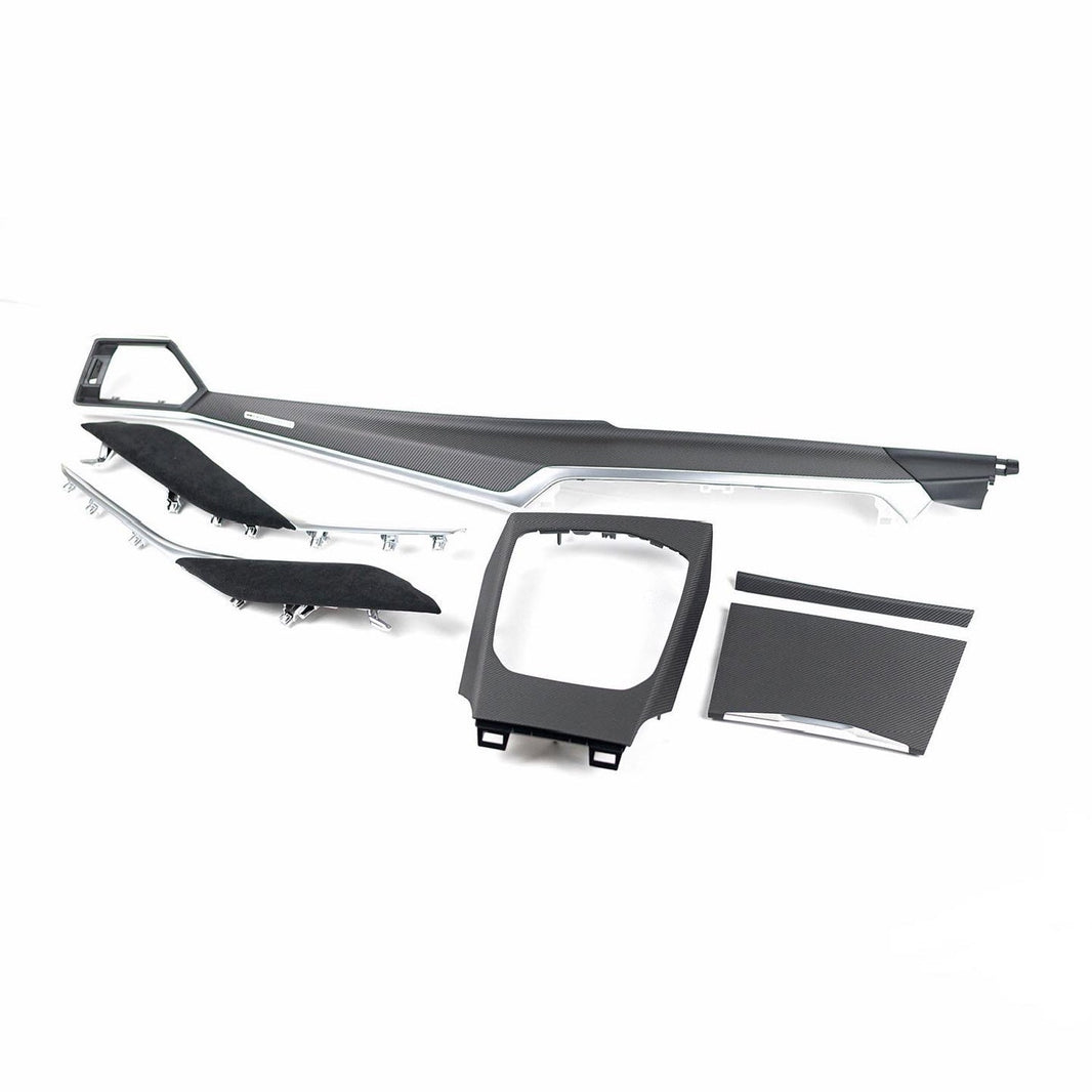 Genuine BMW M Performance G Series LCI Interior Trim Kit In Carbon Fibre & Alcantara (For Vehicles w/ Big Display)