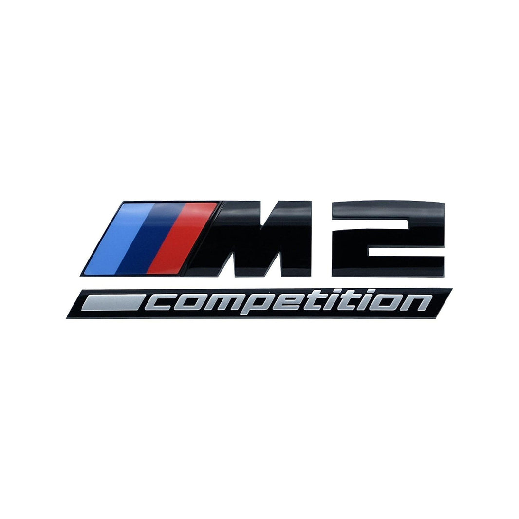 Genuine BMW M2 Competition Replacement Badge In Gloss Black