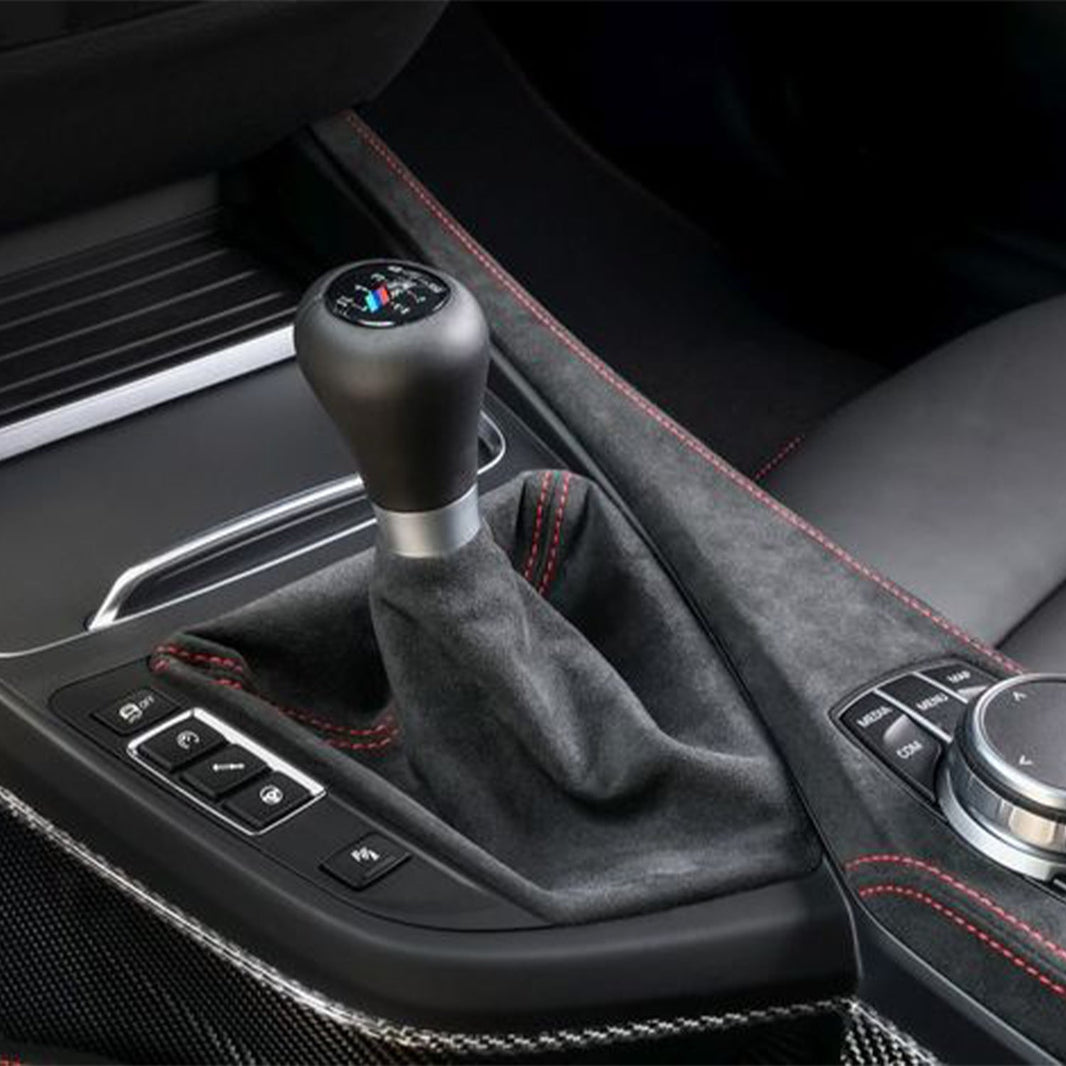 Genuine BMW OEM CS Manual Gear Selector Cover In Alcantara (F87, F80, F82 & more)