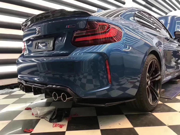 MTC Style Carbon Fiber Rear Diffuser for F87 BMW M2
