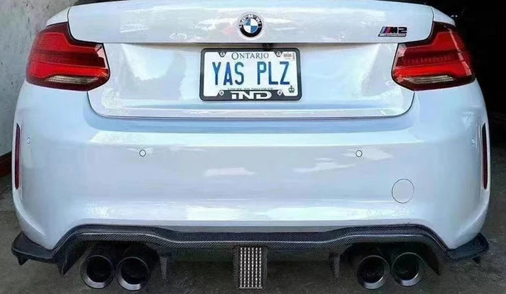 Vorsteiner Style Carbon Fiber Rear Diffuser for F87 /w LED Brake Light BMW M2