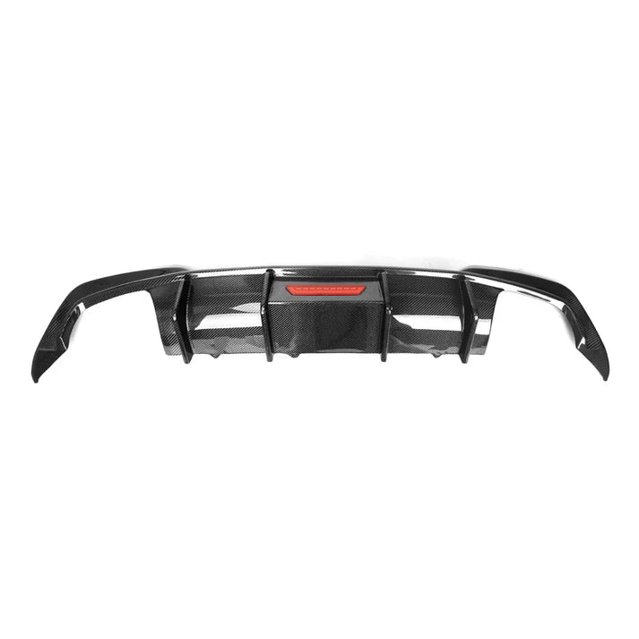 TK Style w/ Brake Light Carbon Fiber Rear Diffuser for G20 M340i