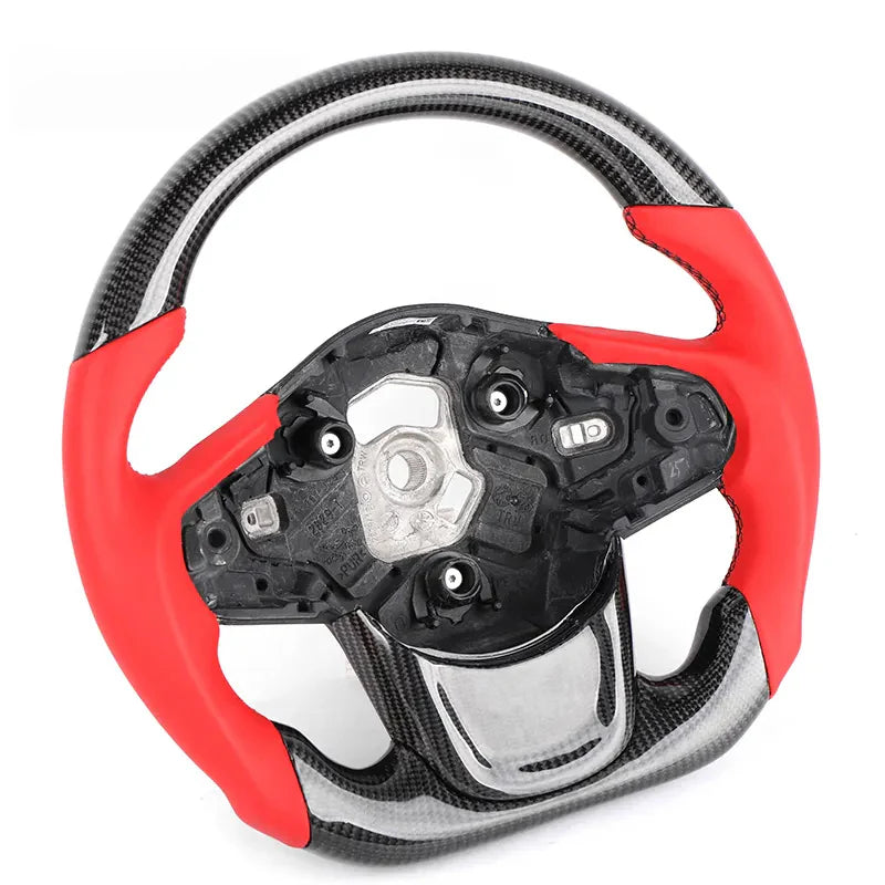 Custom Carbon Fiber LED Steering Wheel for A90 Toyota Supra MK5