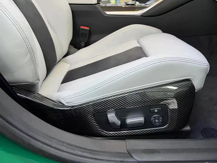 Carbon Fiber Side Seat Interior Trim For G80 / G82 2020+ M3 M4