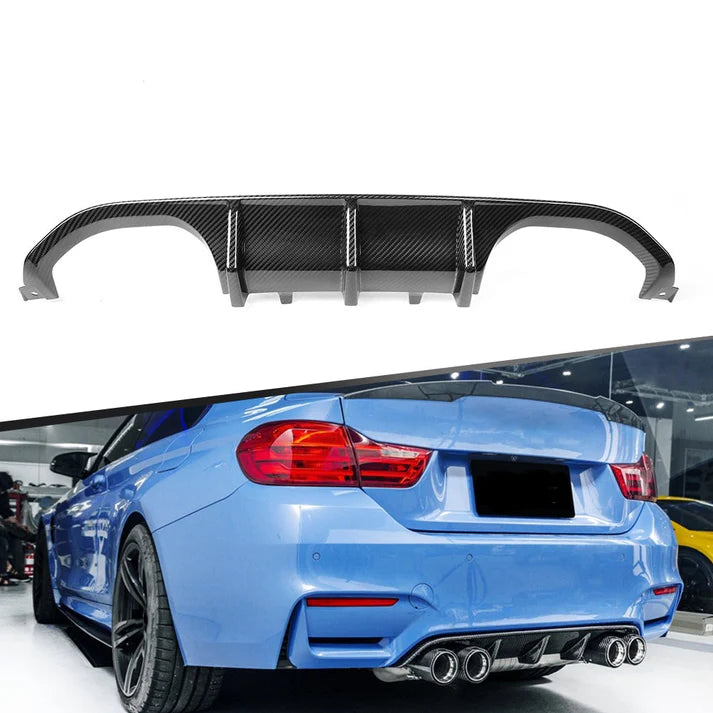 M Performance Style Carbon Fiber Rear Diffuser for F80 / F82 BMW M3 M4