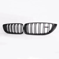 Gloss Black Double Slat Replacement Kidney Grille for F32 / F33 / F36 / F80 / F82 BMW 4 Series M3 M4