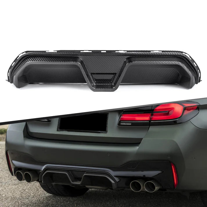 CS Style Carbon Fiber Rear Diffuser for F90 BMW M5