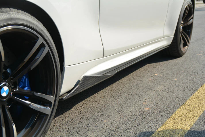 M Style Carbon Fiber Side Skirts for F87 BMW M2