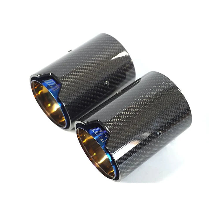 M Performance Style Burnt Style Exhaust Tips for F80 / F82 / F87
