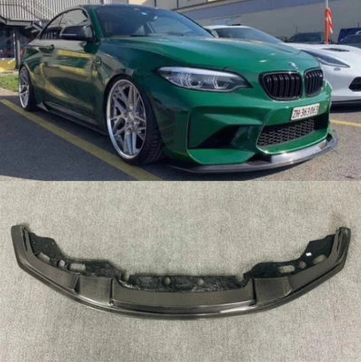 Carbon Fiber CS Style Front Lip for F87 BMW M2