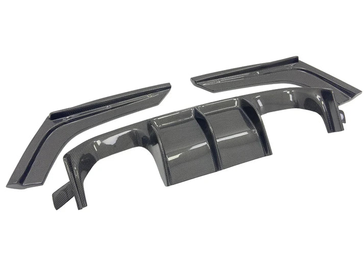 Vorsteiner Style 3 Piece Carbon Fiber Rear Diffuser for F80 / F82 BMW M3 M4