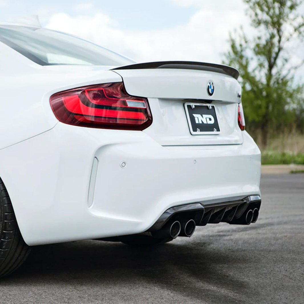 IND BMW M3/M4/M2 Competition Exhaust Tips In Matte Black (F80/F82/F83/F87)