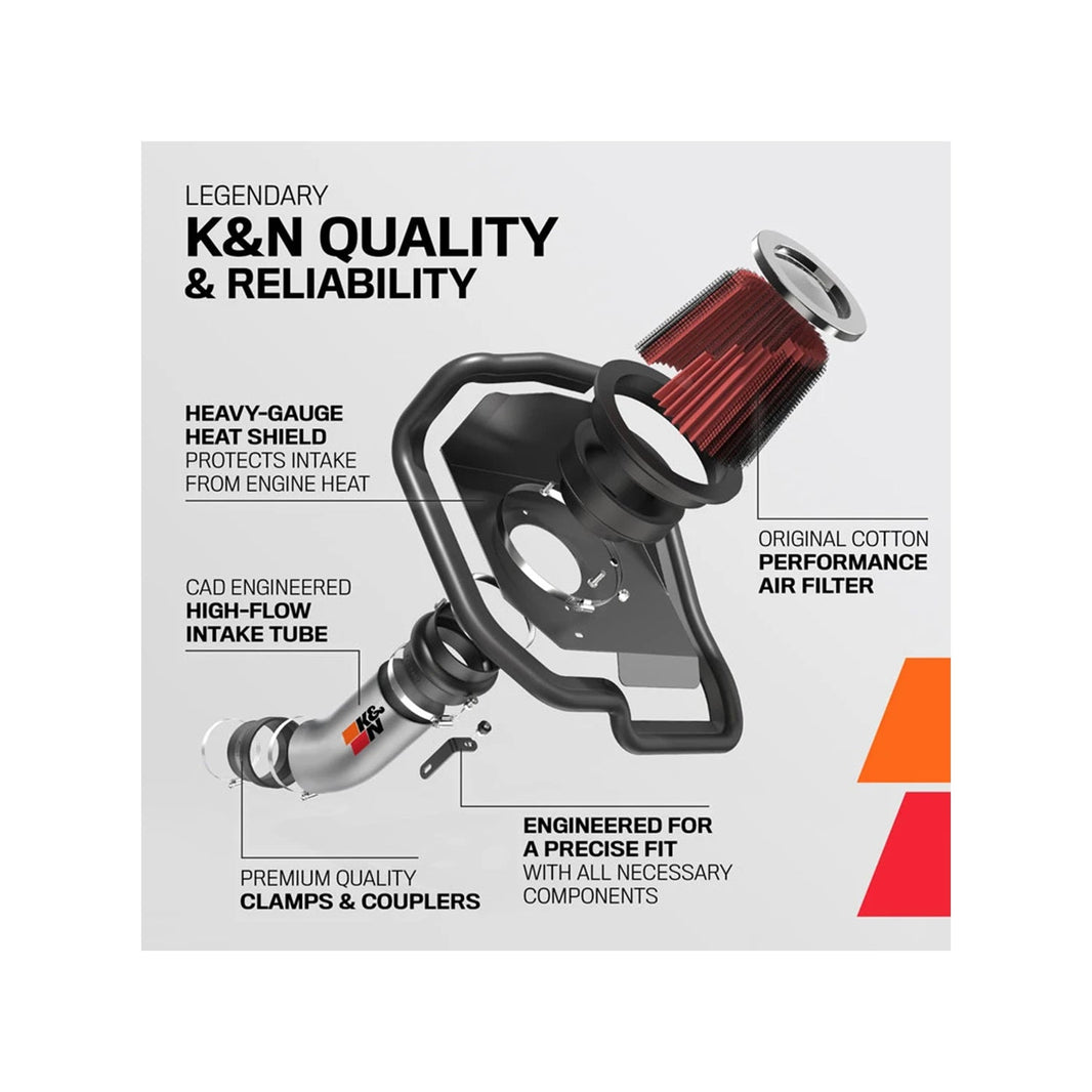 K&N BMW N55 Performance Air Intake System For BMW 335i & 435i (F30/F31/F32/F33)