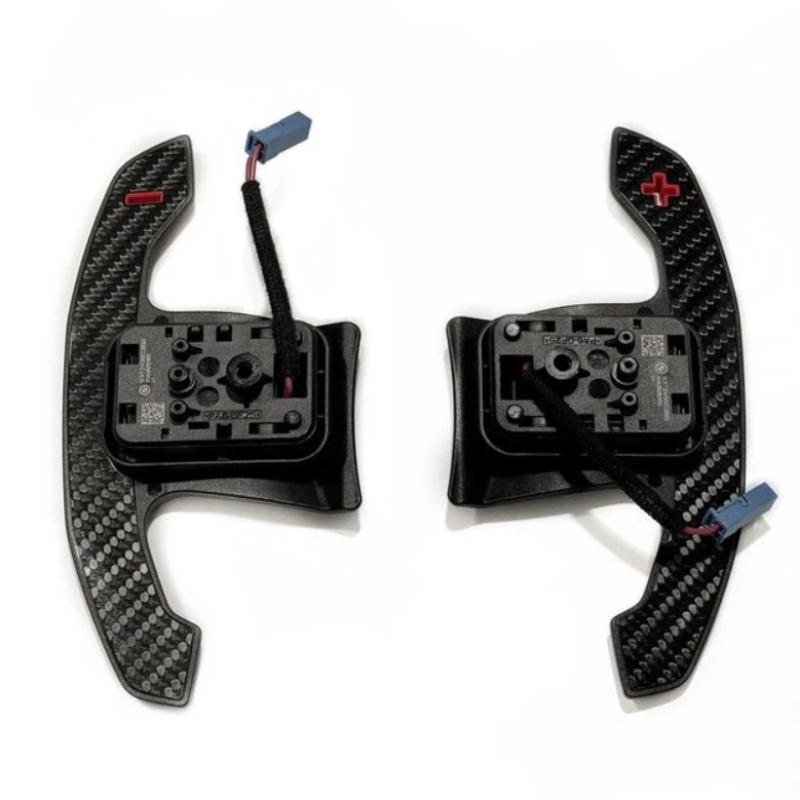 M Performance BMW Genuine Paddle Shifters In Gloss Carbon Fibre (G80/G82/F90/F92/G42)