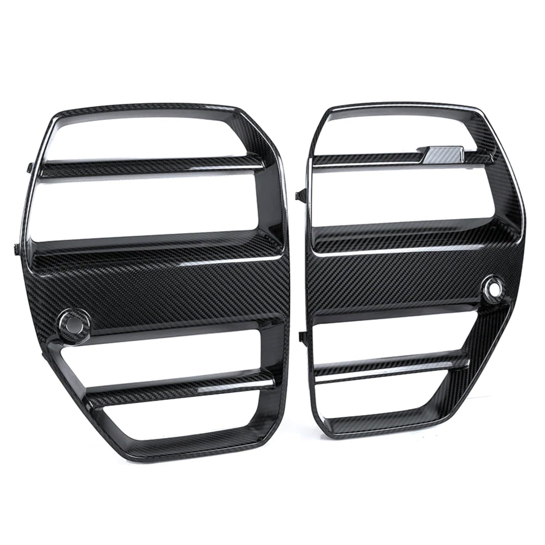MHC+ BMW M3/M4 GT Style Front Grille in Pre Preg Carbon Fibre (G80/G81/G82/G83)