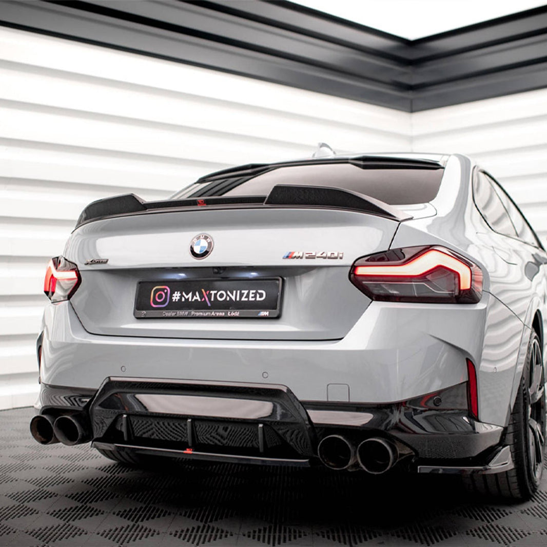 Maxton Design BMW M2 & 2 Series 3D Rear Spoiler In Gloss Black (G87/G42)