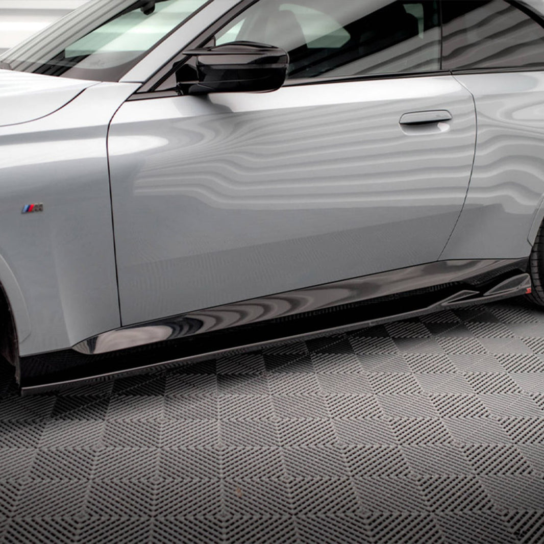 Maxton Design BMW M240i/2 Series V1 Side Skirts In Gloss Black (G42)