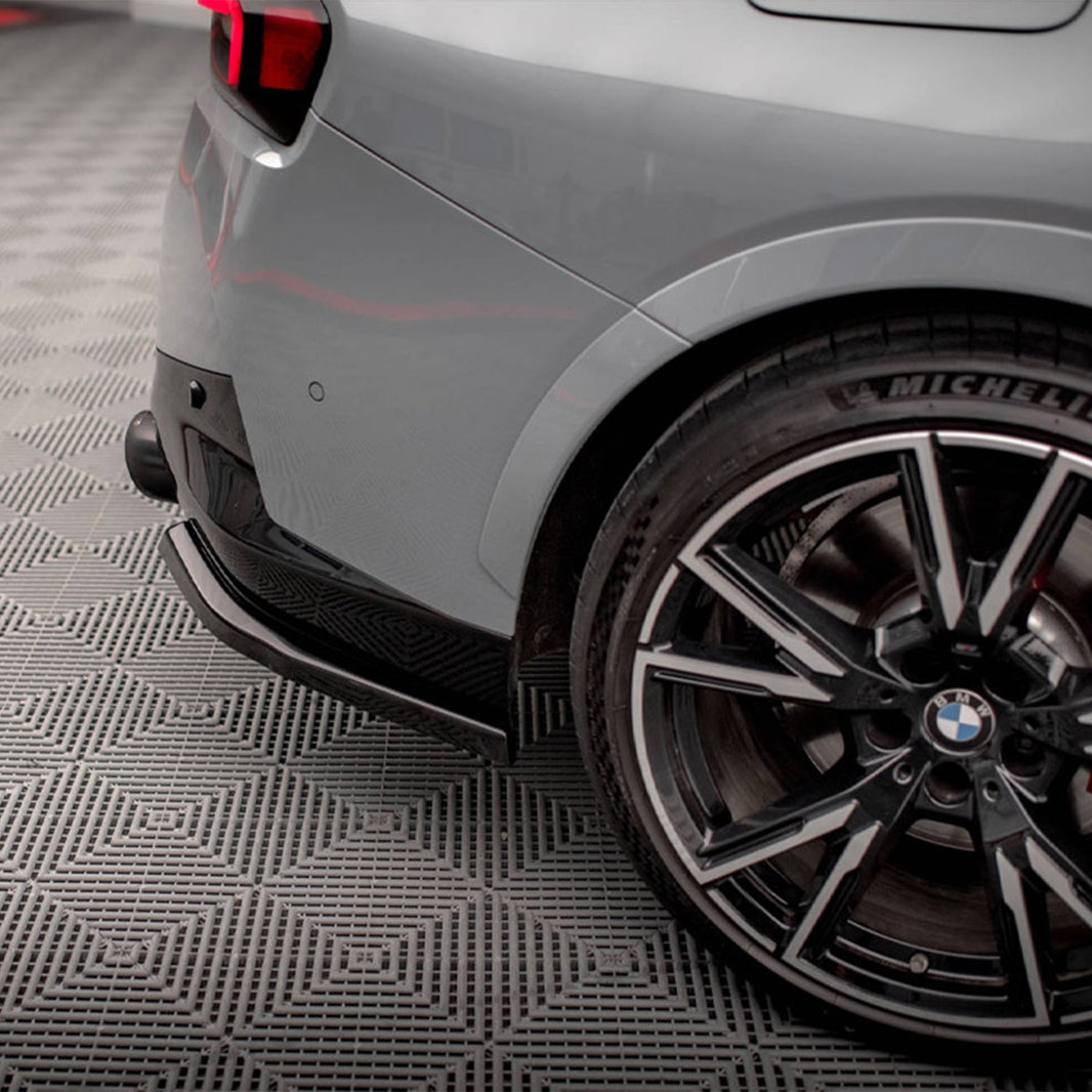 Maxton Design BMW M240i/2 Series V2 Rear Side Splitters In Gloss Black (G42)