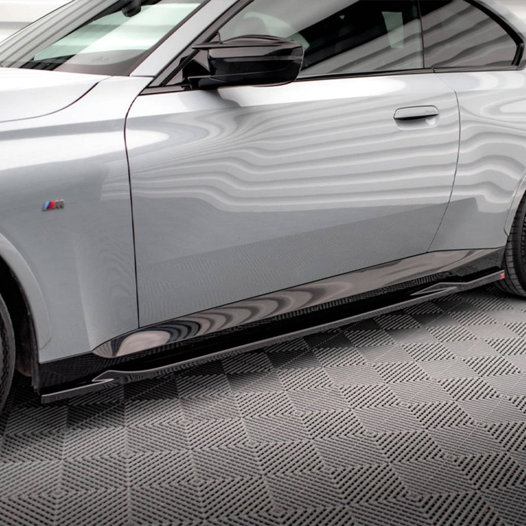 Maxton Design BMW M240i/2 Series V2 Side Skirts In Gloss Black (G42)