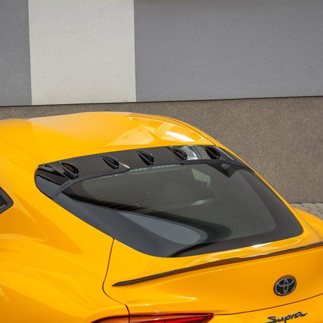 Maxton Design Toyota Supra Mk5 Rear Window Spoiler Extension In Gloss Black (A90)