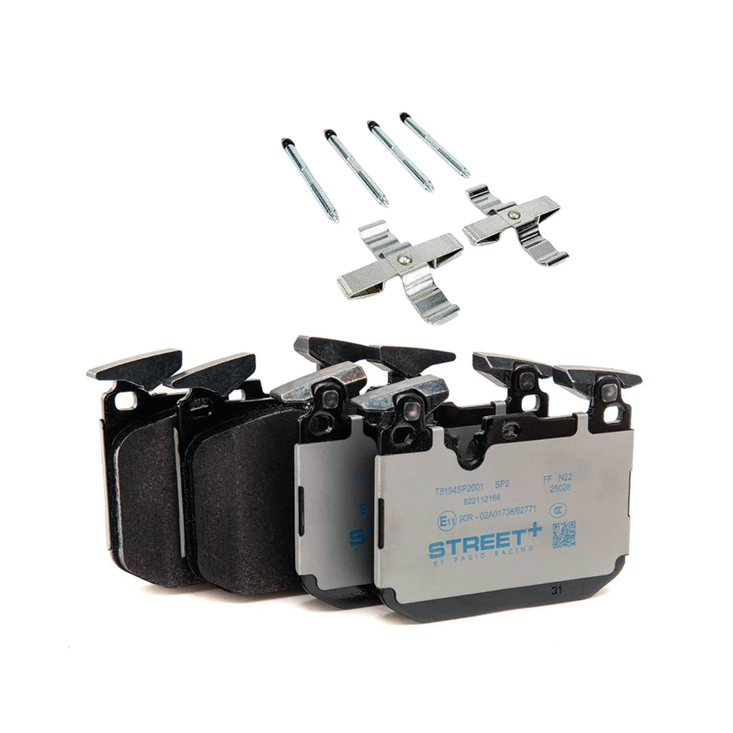 Pagid Street+ Front Brake Pads & Pins Kit For BMW F8X M Vehicles (F87 M2, F80 M3 & F82 M4)