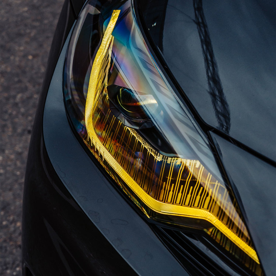 R44 BMW M2/2 Series CSL Yellow Daytime Running Lights LED Module Set (G87/G42)