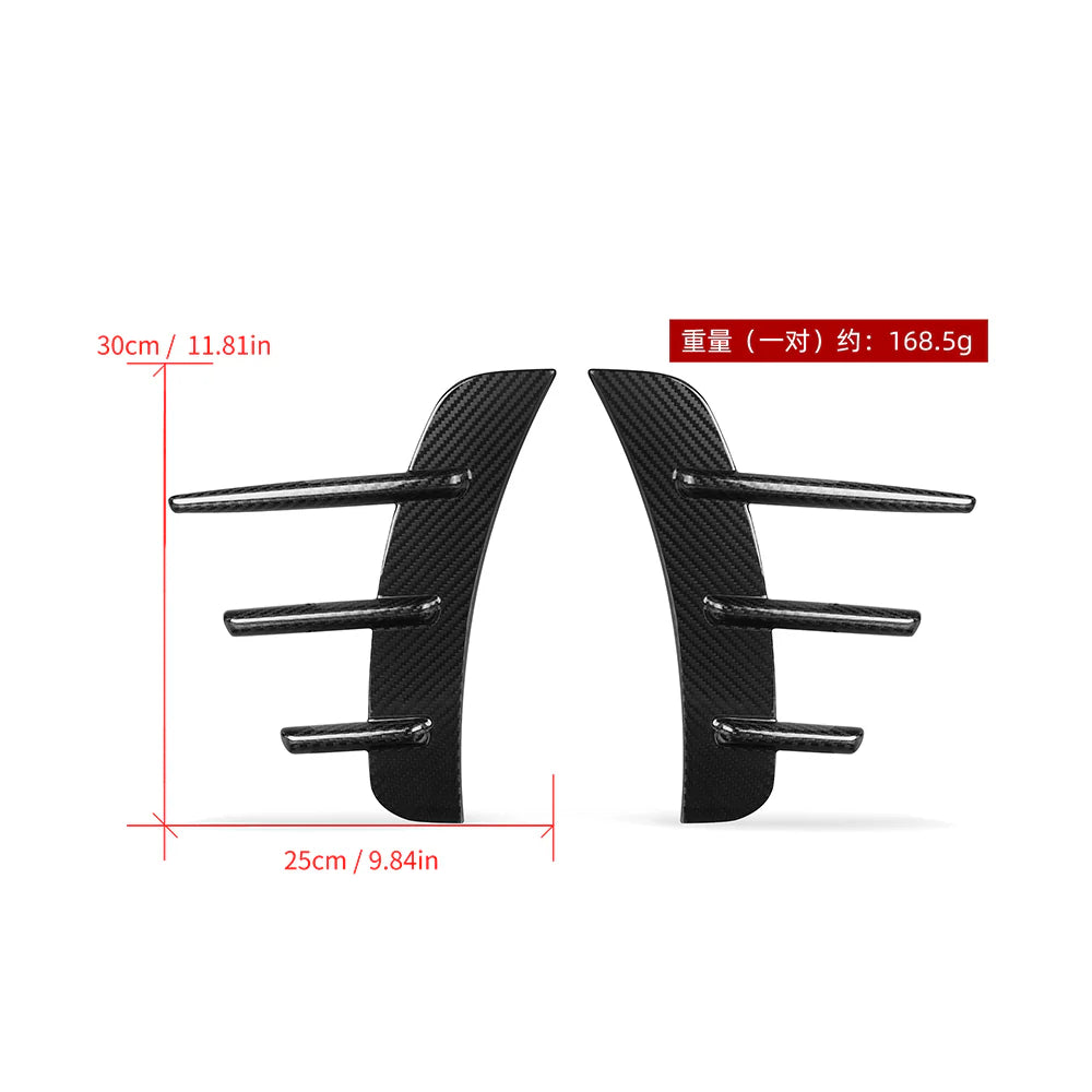 SOOQOO BMW G22 G23 Prepreg Carbon Fiber Rear Side Spat