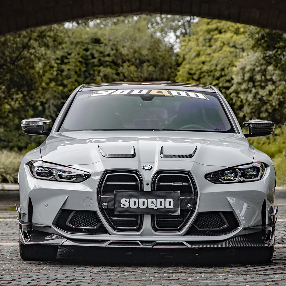 SOOQOO BMW M3 G80 G81 M4 G82 G83 Carbon Fiber SQ-V Front Grill