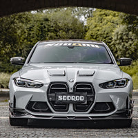 SOOQOO BMW M3 G80 G81 M4 G82 G83 Carbon Fiber SQ-V Front Grill