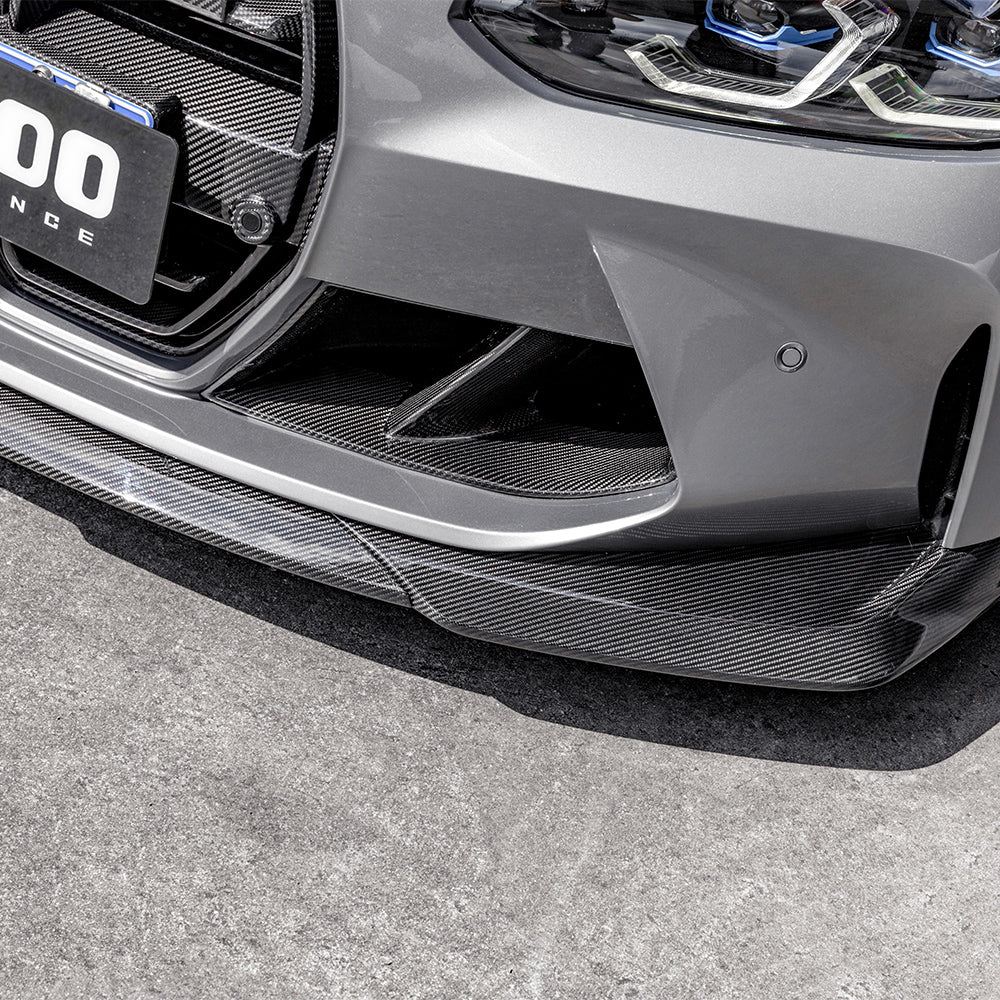 SOOQOO BMW M3 G80 M4 G82 Type-B Prepreg Carbon Fiber Front Lip