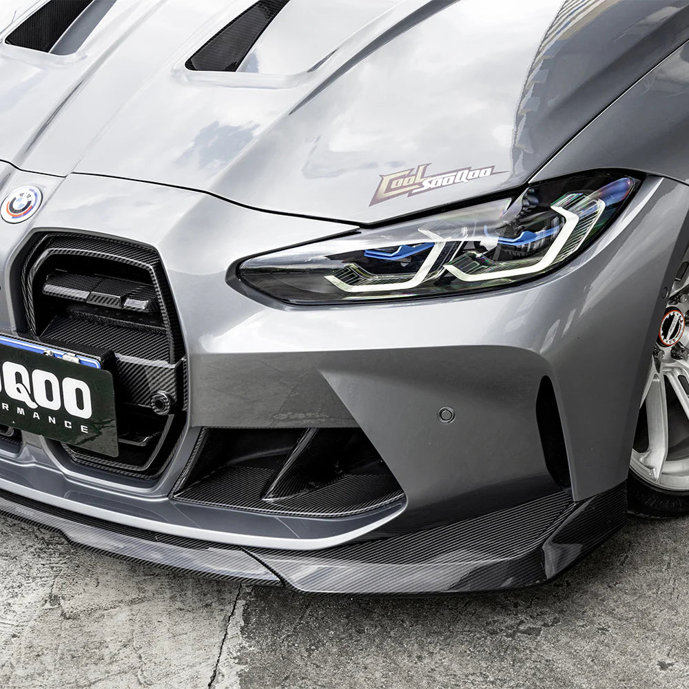 SOOQOO BMW M3 G80 M4 G82 Type-B Prepreg Carbon Fiber Front Lip