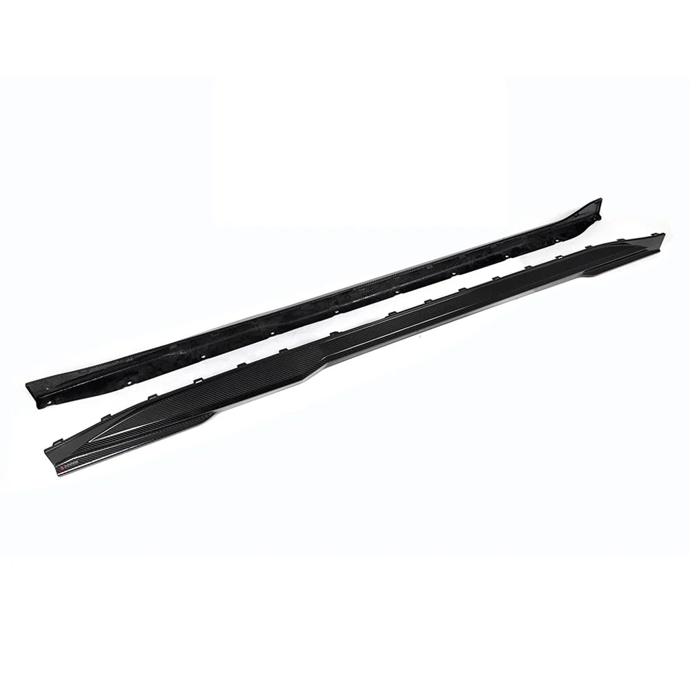 SOOQOO M4 G82 G83 Carbon Fiber Side Skirt
