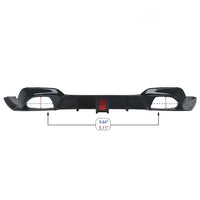 ABS Plastic Gloss Black Diffuser for G20 M340i 2020+ BMW 3 Series W/LED Light