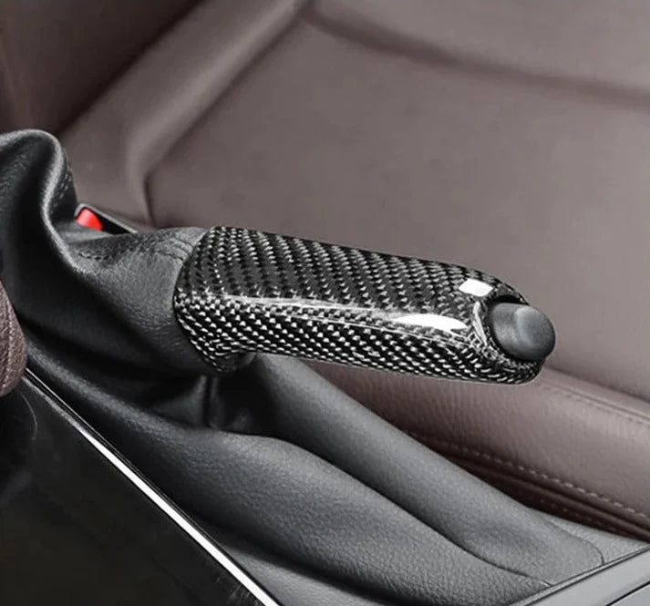 Carbon Fiber / ABS Handbrake Interior Trim for E90 / E92 / F30 / F32 / F10 BMW 3 / 4 / 5 Series