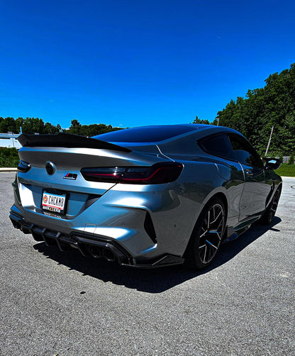 DRY CARBON FIBER PSM HIGH KICK STYLE REAR SPOILER FOR G15 G16 / F92 F93 BMW M8 / M850I / 840I / 840d SooQoo