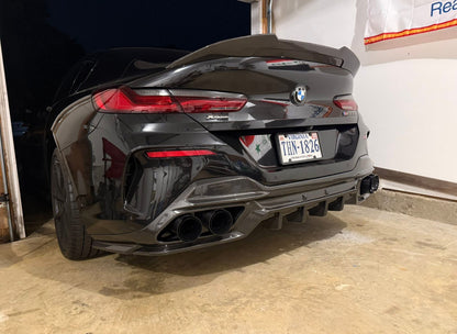BMW G14 G15 G16 840i M850i Twin Tips DIY option. NOT suitable for 840d Quad