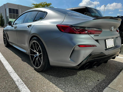 BMW Akrapovic Styled exhaust system for M850i 840i 840d G14 G15 G16  stainless with Carbon Tips