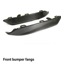 BMW M8 F91 F92 F93 lower front bumper inserts